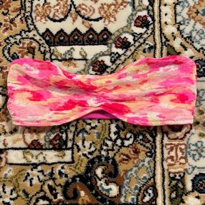 PINK Multicolor Camo Bandeau